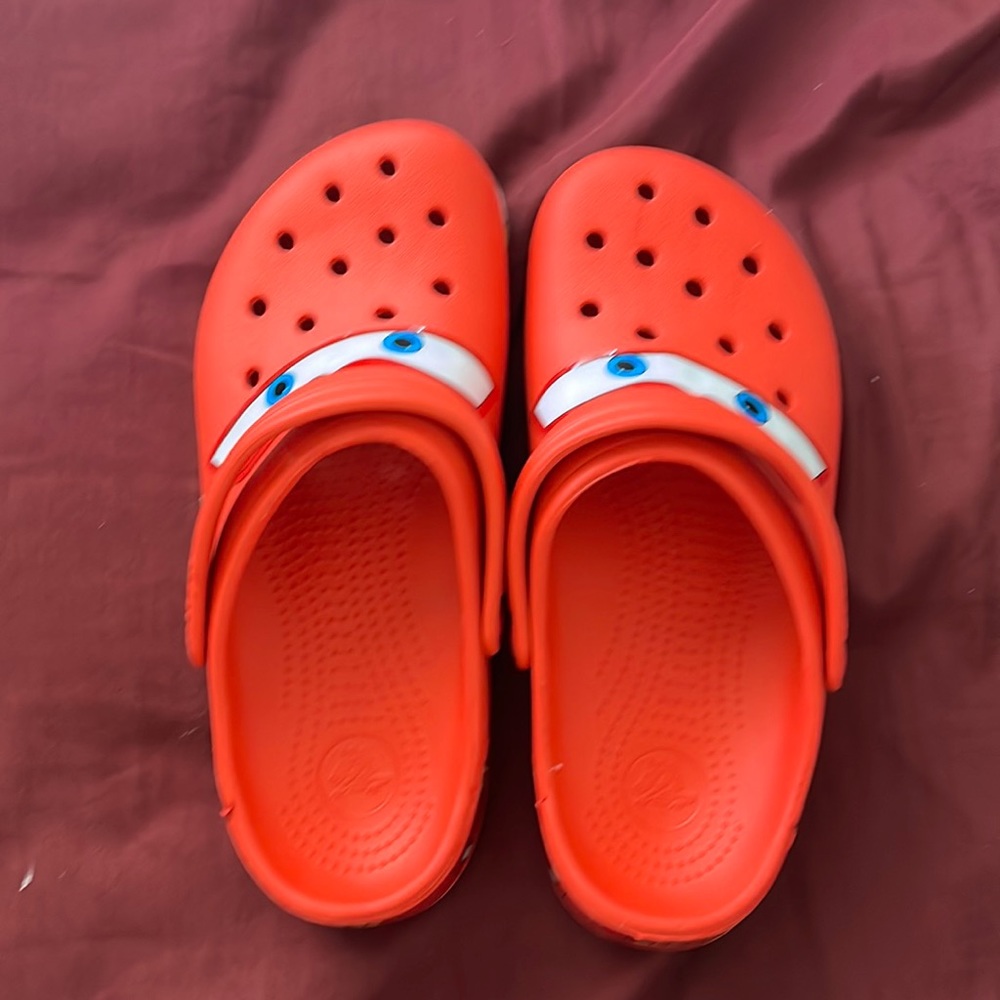Adult Size Lightning McQueen Crocs